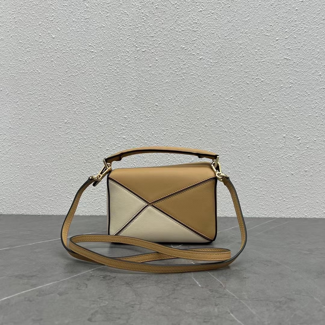 Loewe Mini Puzzle Bag in Classic Calfskin Multicolour